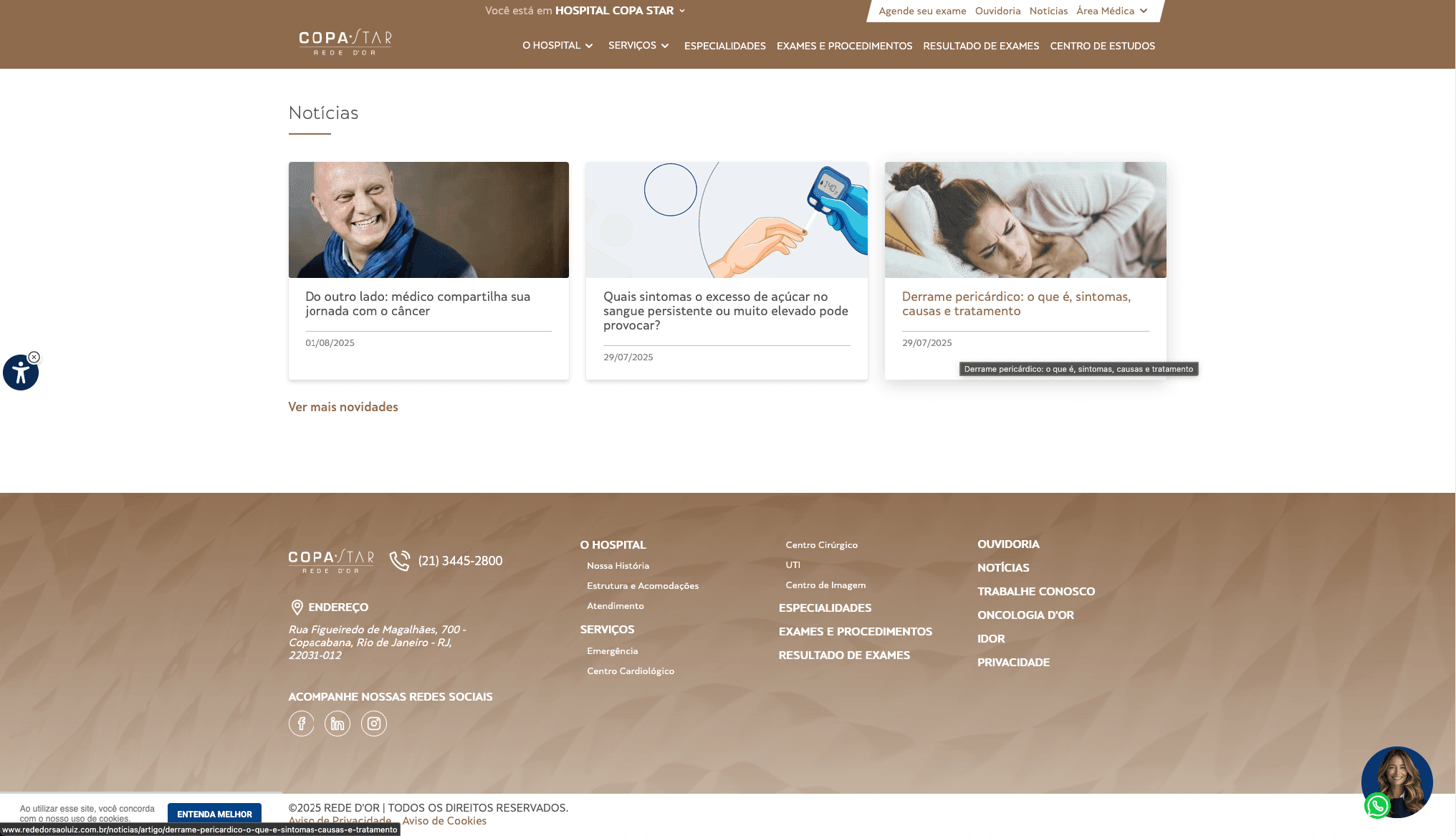 Copa Star - REDE D'OR HOSPITAL